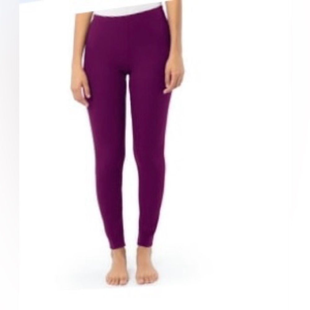 XXL Recycled Cotton/Poly warm waffle leggings by Fruit of the Loom